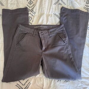 American Eagle Outfitters Super Stretch Chino Pants in Gray